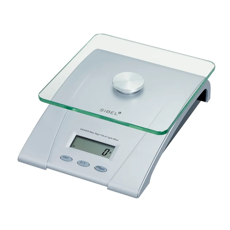 SIBEL Balance digitale avec plateau en verre Max 5kg