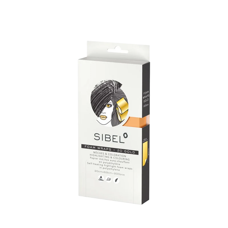 SIBEL Highlight Mousse Or 9.5cmx20cm 200pcs