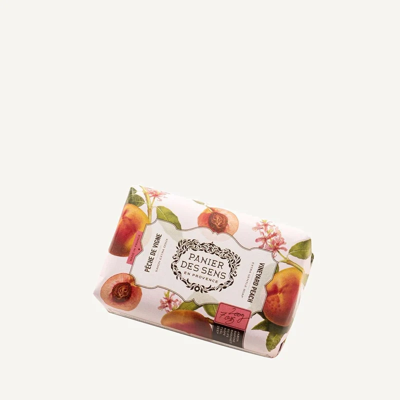 Savon solide parfumé extra-doux - Pêche de vigne