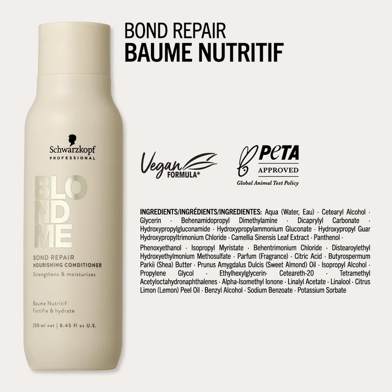 Baume Nutritif Blond Me Bond Repair Schwarzkopf 1 Litre