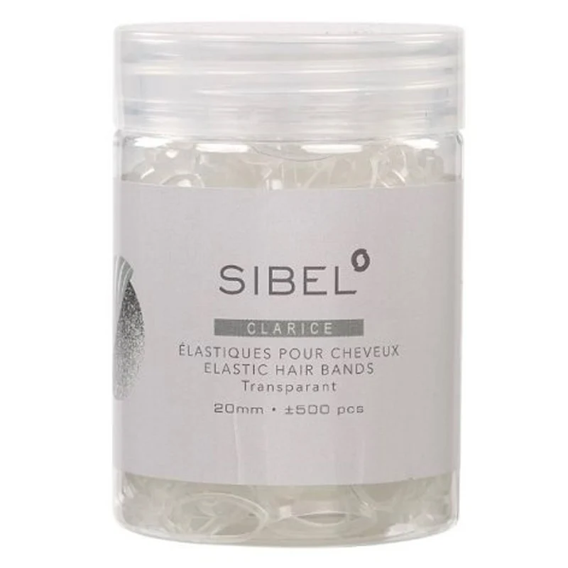Élastique Caoutchouc Transparent Sibel 500 pcs
