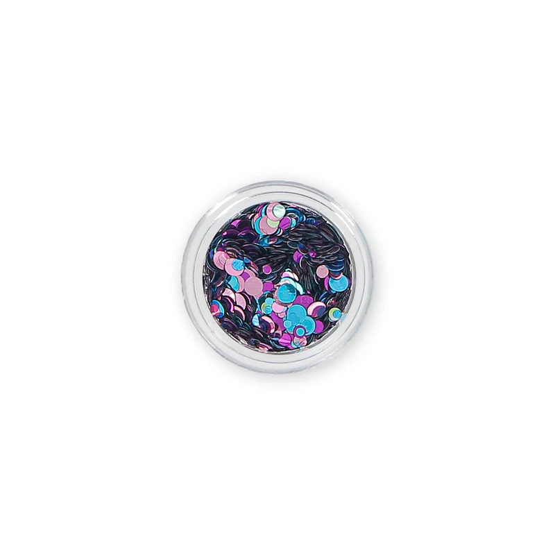 Paillettes Visage Multicolores