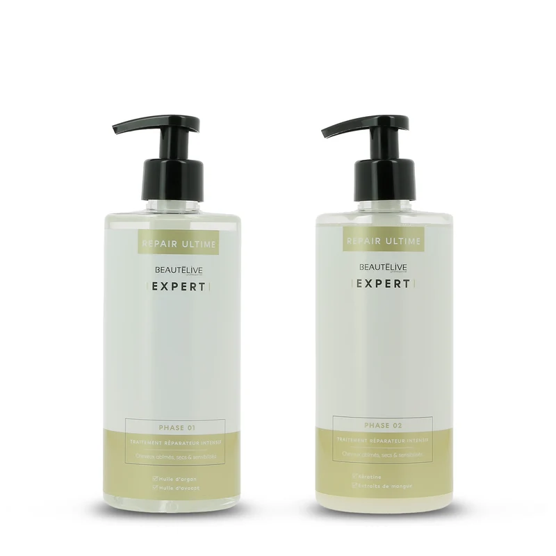 SOIN INTENSE REPAIR ULTIME 2X500ML BEAUTELIVE EXPERT