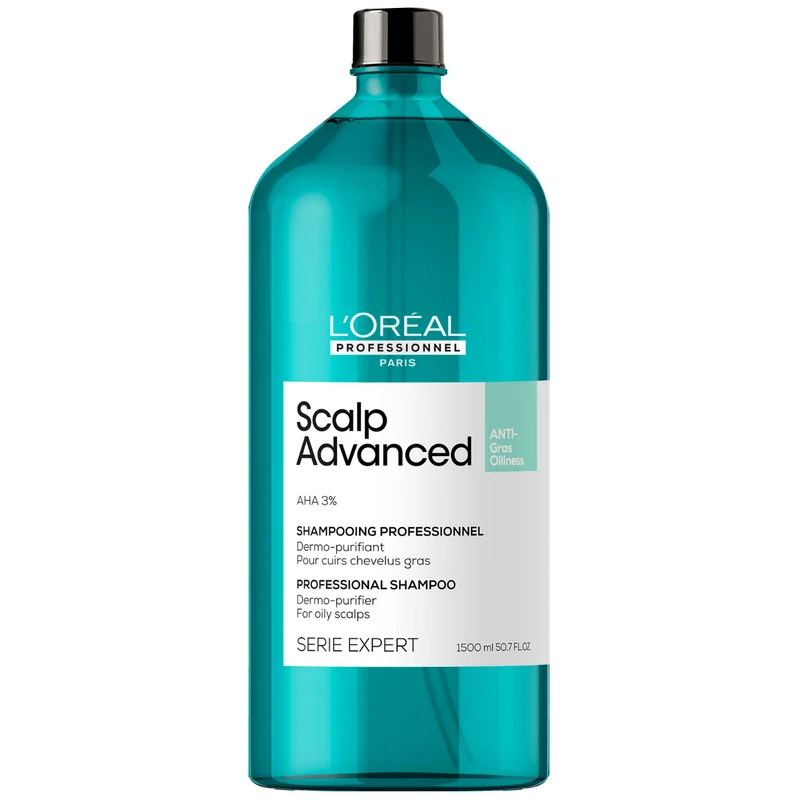 Shampoing Dermo Purifiant Anti-Gras Scalp Advanced L'Oréal Professionnel 1500 ML