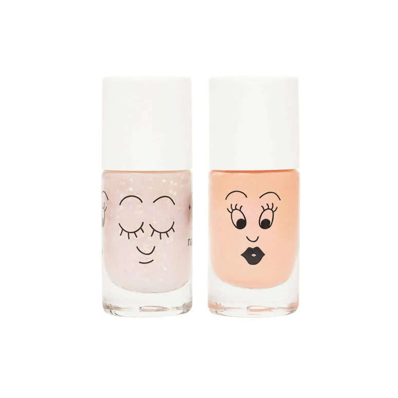 Coffret stickers et vernis pour enfants
