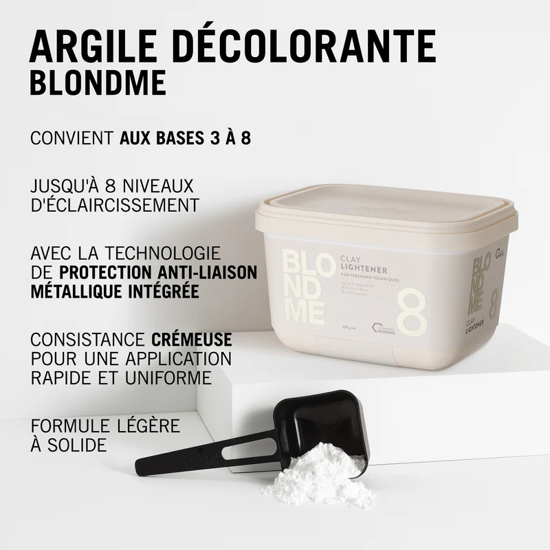 Poudre Décolorante Blond Me Argile 8 Schwarzkopf 350g