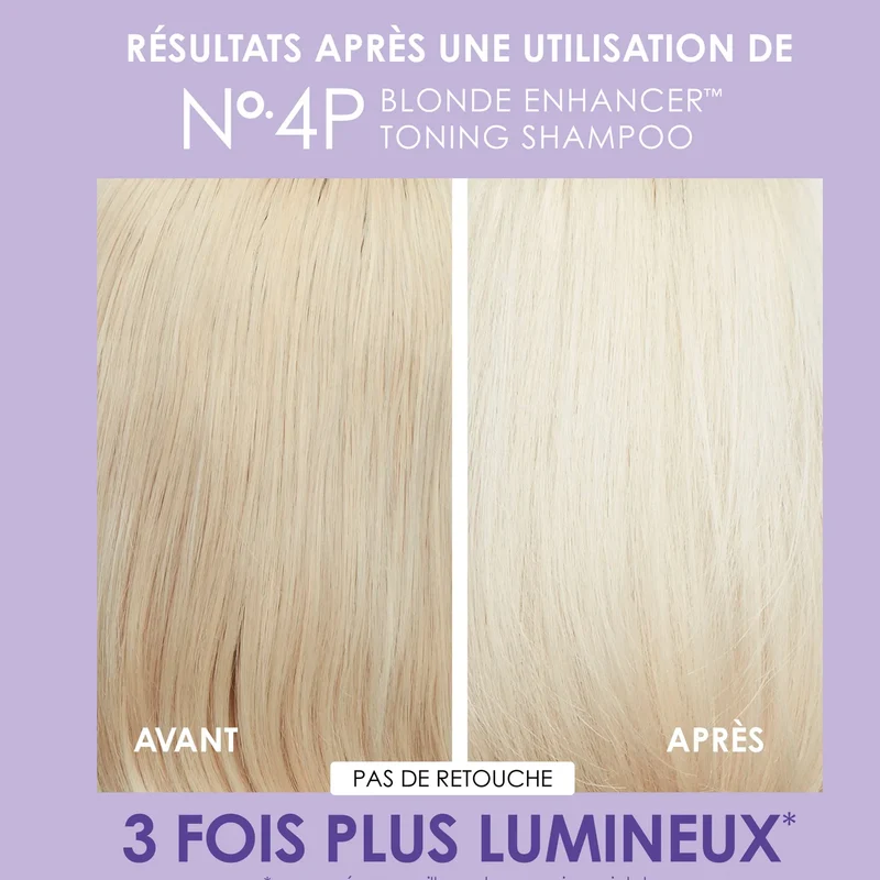 Olaplex N°4P Shampoing Blonde Enhancer Toning 250 ML