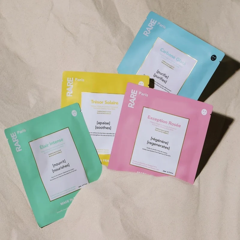 4 masques de beauté Rare Paris