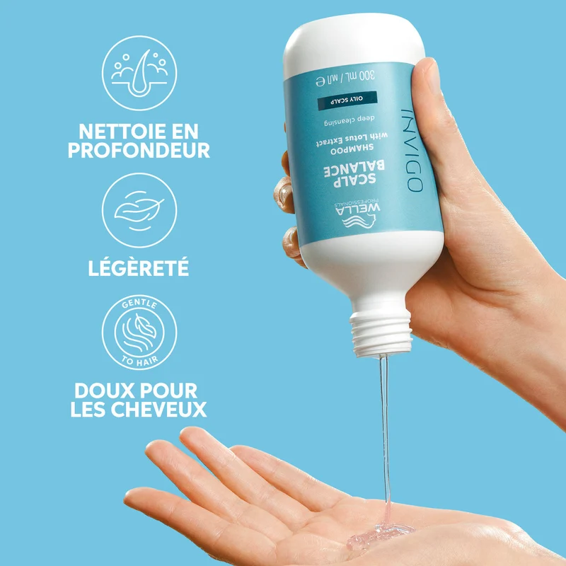 Shampoing Invigo Scalp Balance Cheveux Gras Wella
