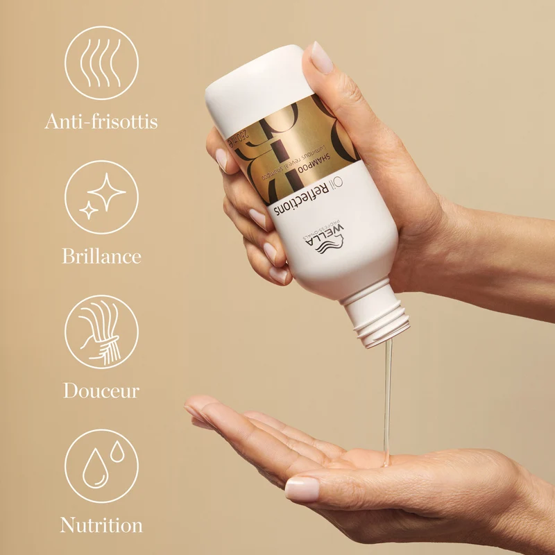 Shampoing Révélateur D'Éclat Oil Reflections Wella 250 ML