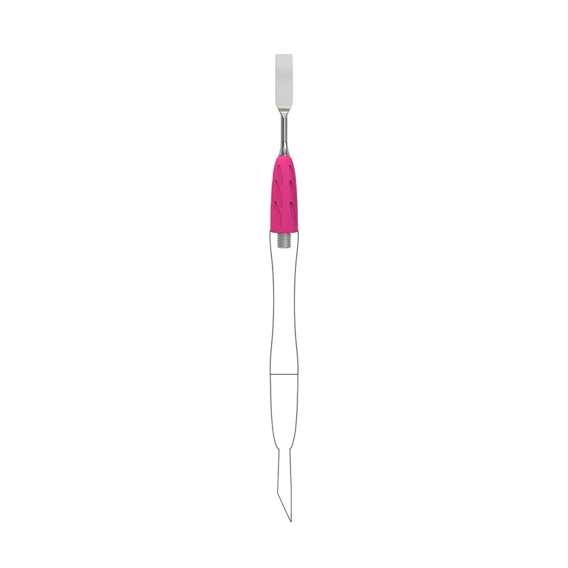 Embout Repousse Cuticules Plat Droit pour Manche Combo Uniq