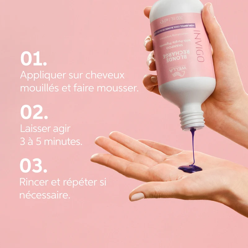 Shampoing Blonde Recharge Invigo Wella 300 ML