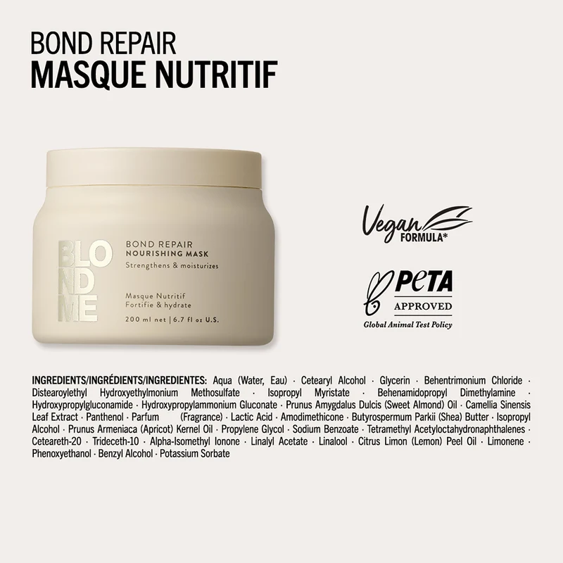 Masque Nutritif Blond Me Bond Repair Schwarzkopf 500 ML
