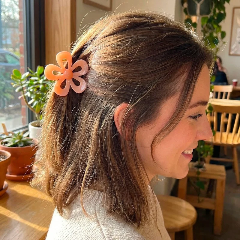 Pince à Cheveux Forme Fleur