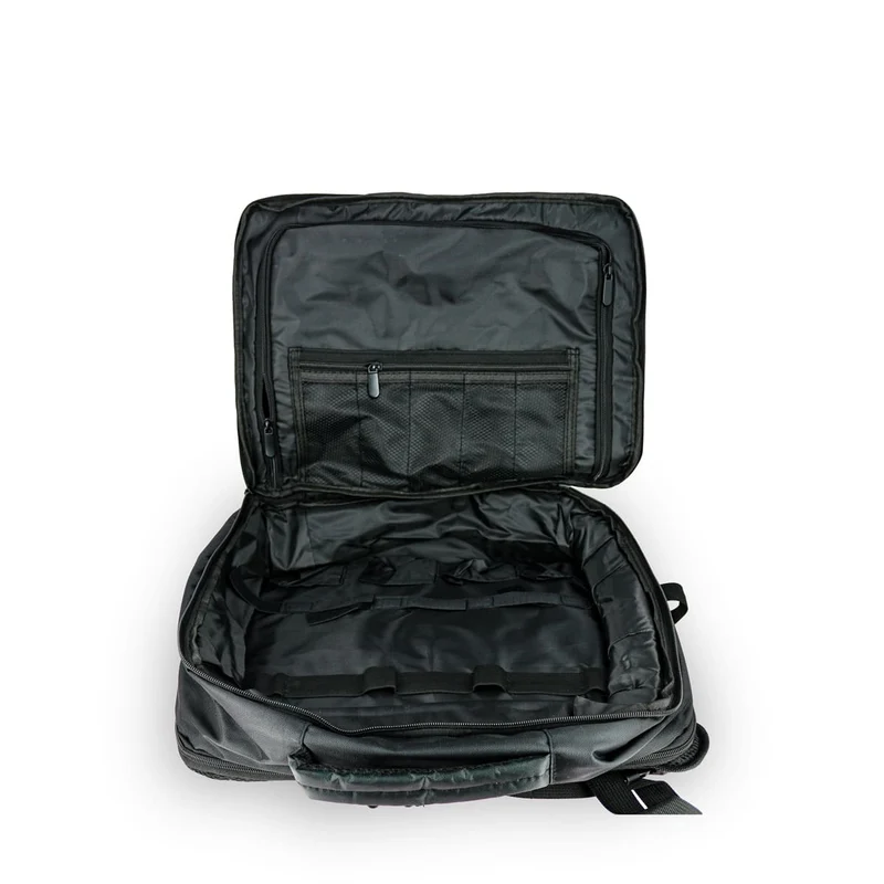 Sac à Dos Noir avec Compartiments 40x15x31cm