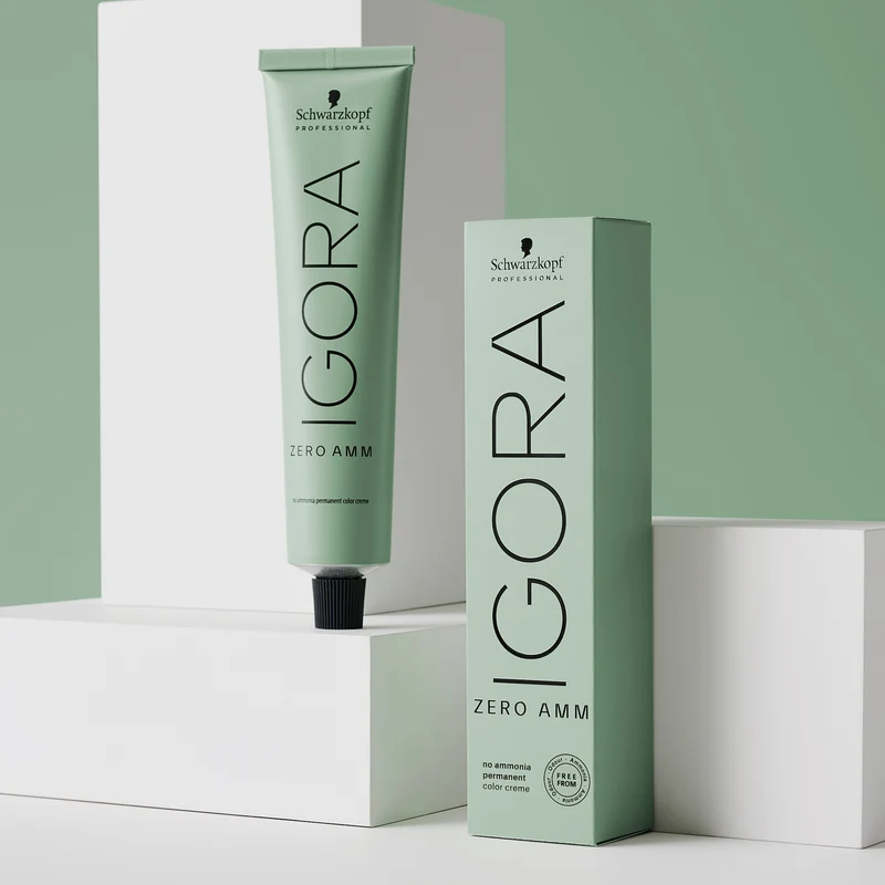 Tube Coloration Igora Zéro Amm Schwarzkopf 60 ML