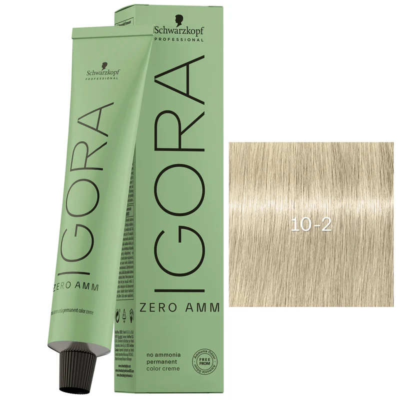 Tube Coloration Igora Zéro Amm Schwarzkopf 60 ML