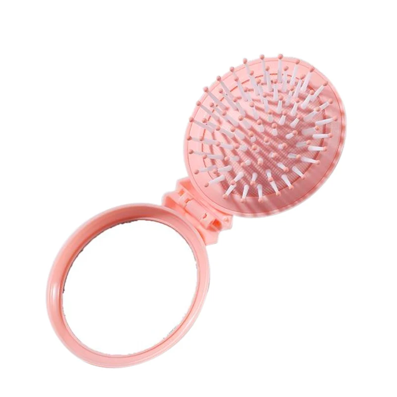 Brosse Cheveux Pliable avec Miroir