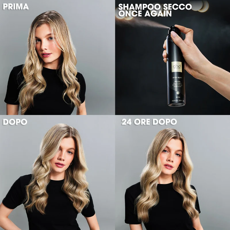 Ghd Once Again Refreshing Dry Shampoo 200ml - shampooing sec rafraîchissant léger