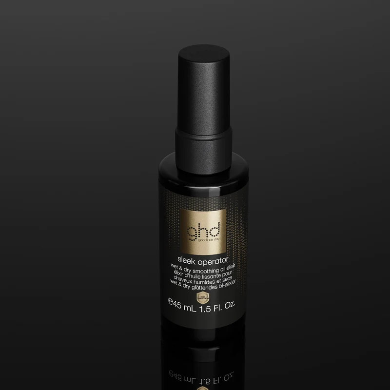Ghd Sleek Operator Wet & Dry Smoothing Oil Elixir 45ml - huile nourrissante anti-frisottis