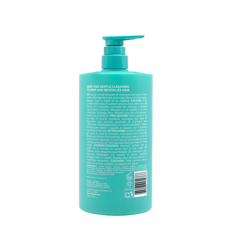 Oli G Atomic Pure Detox Clarifying Shampoo 300ml - shampoo nettoyage profond