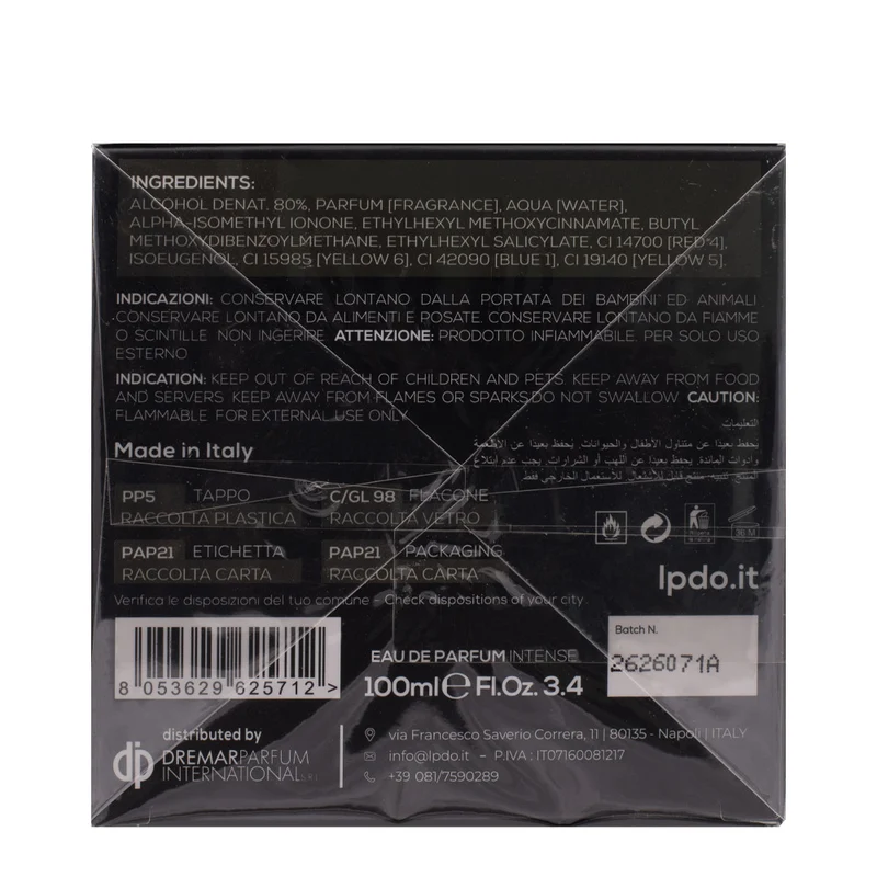 Lpdo Eau de Parfum Hash Intense 100ml - parfum