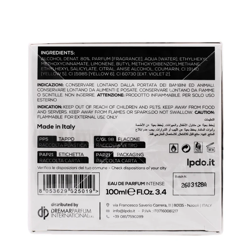 Lpdo Eau de Parfum Bois Intense 100ml - parfum