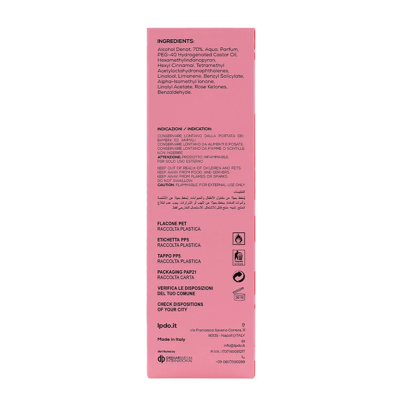 Lpdo Hair & Body Spray Fragola Cake 250ml - eau parfumée