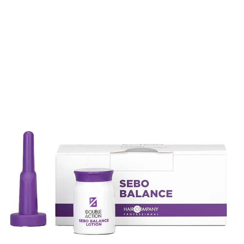 Hair Company Double Action Sebo Balance Lotion 10ml x 10 pcs - lotion sébo-régulatrice