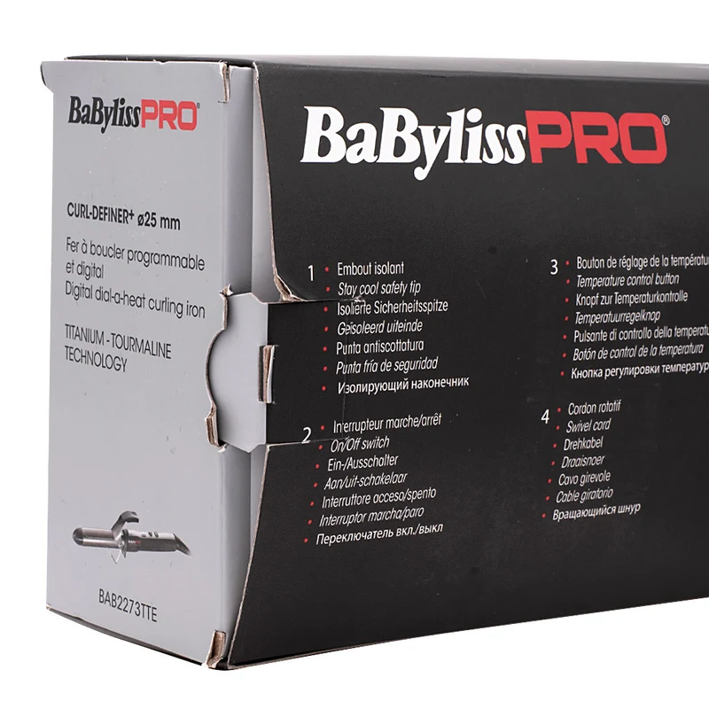 Hair Gallery Resi Come Nuovi Babyliss Pro Titanium Tourmaline 25mm - imballaggio lievemente danneggiato