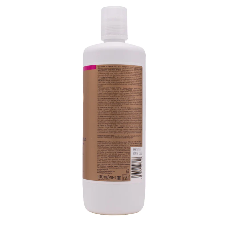 Schwarzkopf Professional Blond Me Premium Developer 2% 7Vol 1000ml - activateur oxygène