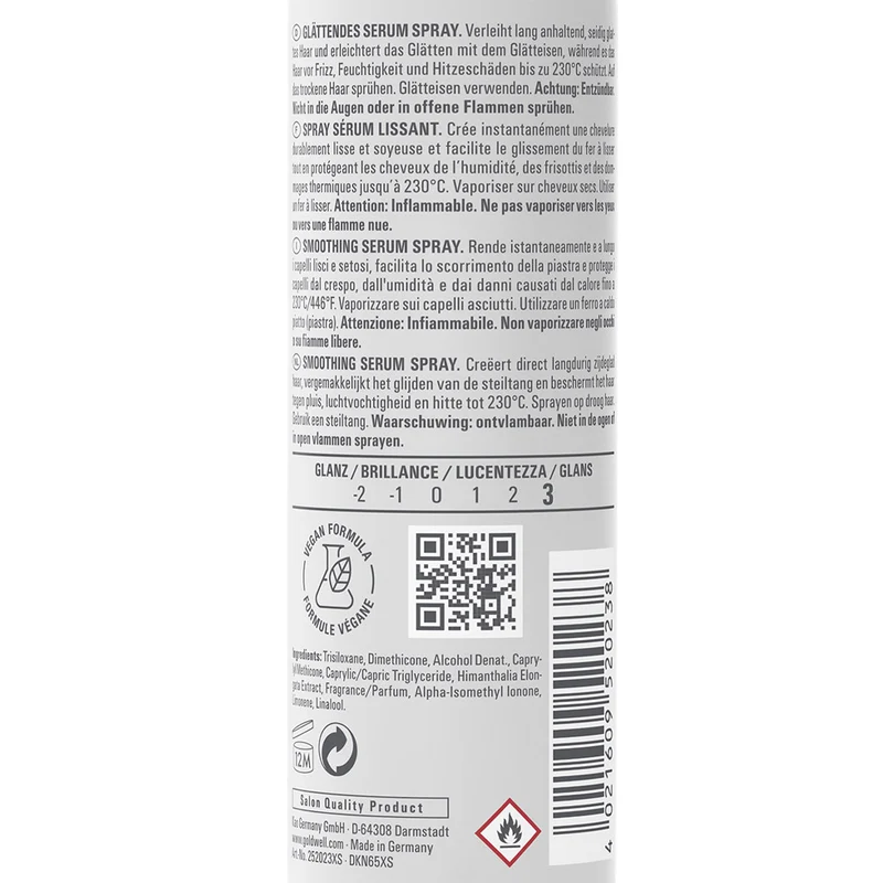 Goldwell Stylesign Smoothing Serum Spray 100ml - protecteur thermique anti-frisottis