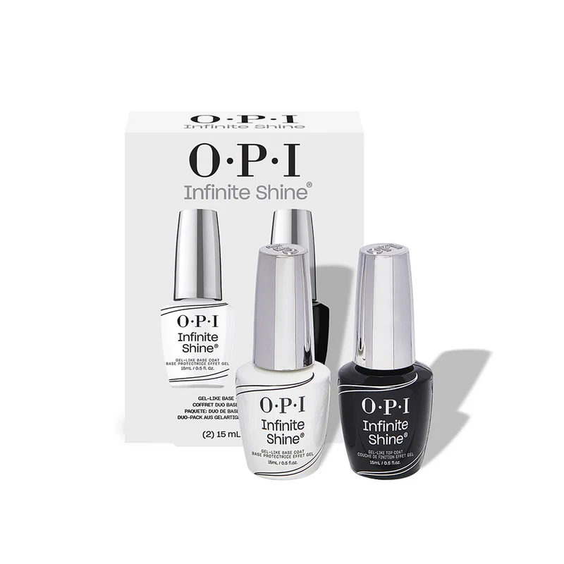 OPI Infinite Shine Coffret Base 15ml + Top Coat 15ml - coffret