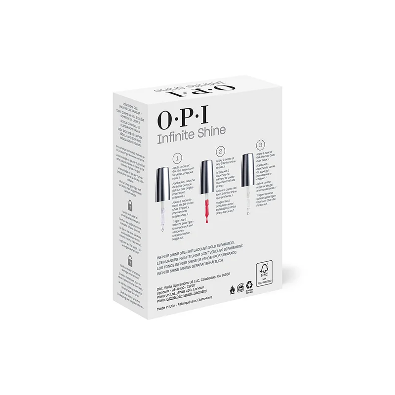 OPI Infinite Shine Coffret Base 15ml + Top Coat 15ml - coffret