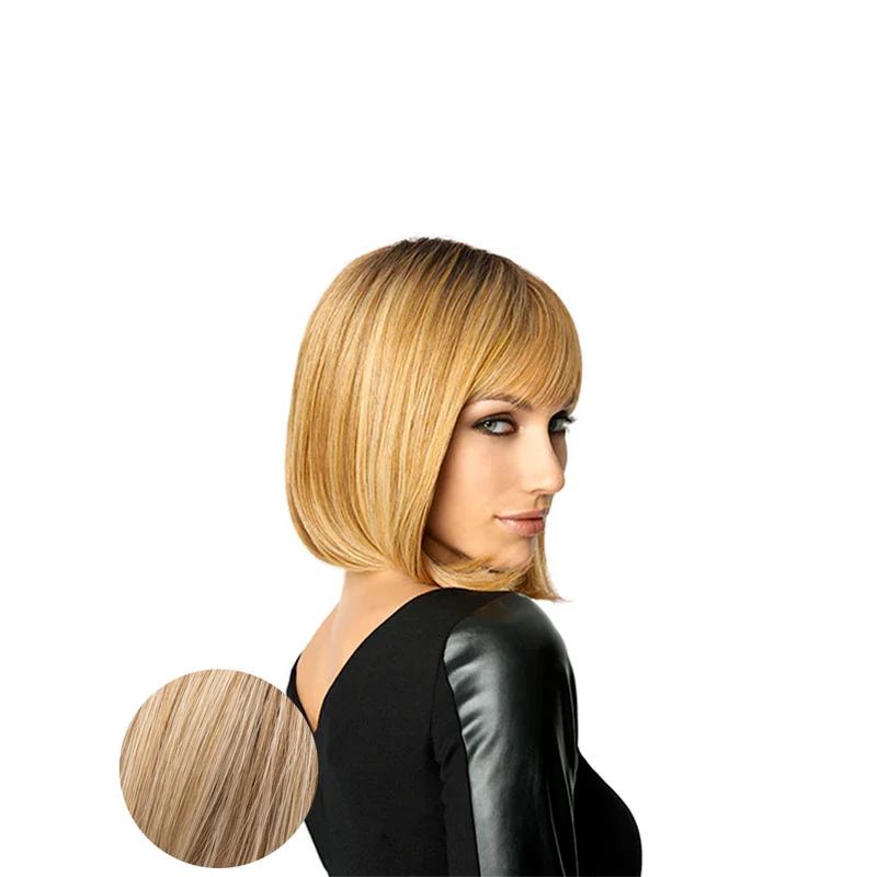 Hairdo Classic Page Perruque Blond Clair Avec Racine Brune SS1488