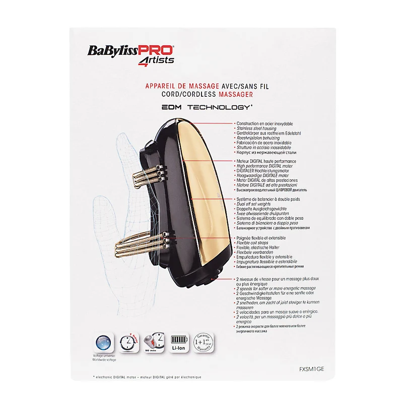 Babyliss Pro 4Artist Viber FX Gold - masseur