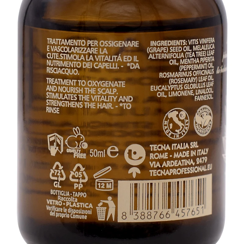 Tecna Teabase Essential Stimulating Oil 50ml - huile énergisante pour le cuir chevelu