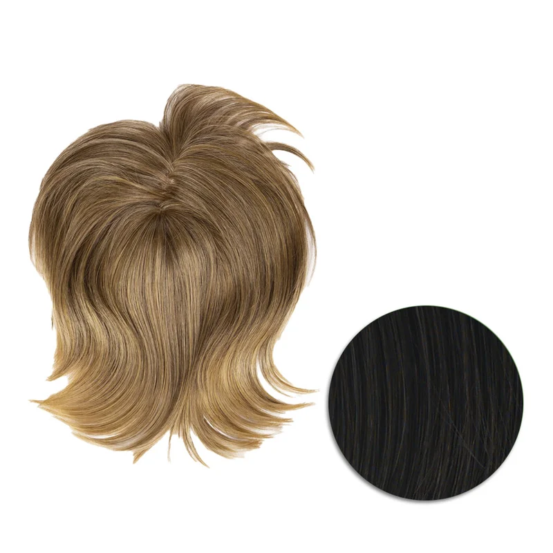 Hairdo Topper Stylish Wave R2 Noir - toupet vagues
