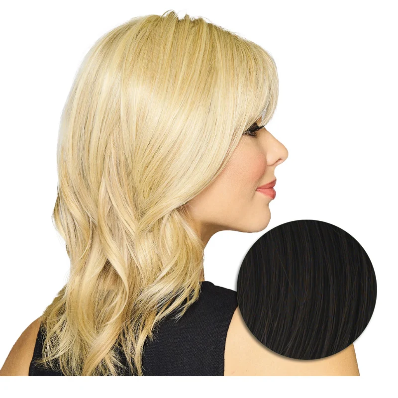 Hairdo Topper Stylish Wave R4 Marron Foncé - toupet vagues