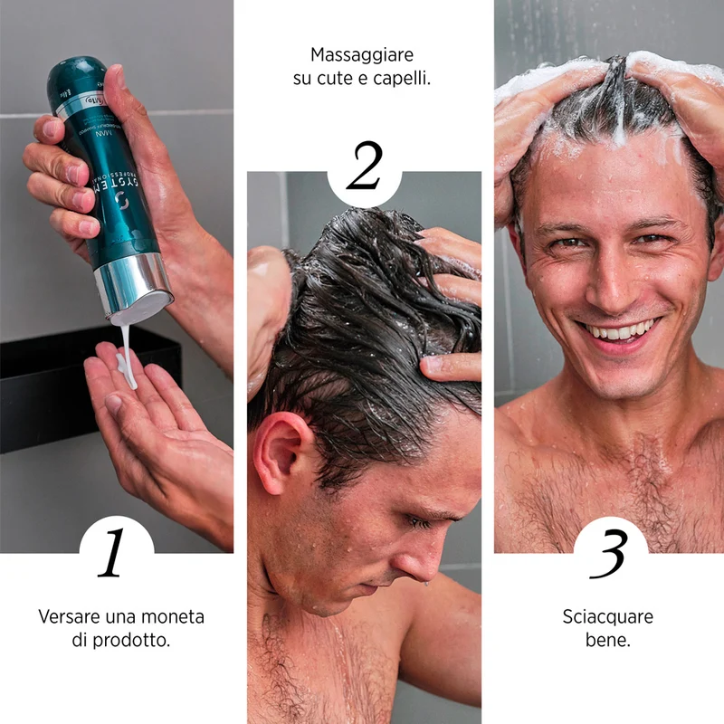 System Professional Man Anti-Dandruff Shampoo 250ml - shampoing antipelliculaire