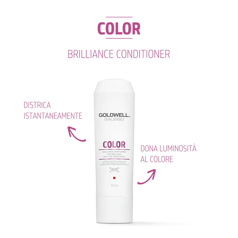 Goldwell Dualsenses Color Brilliance Conditioner 200ml - conditionneur éclairant pour cheveux fins ou moyens