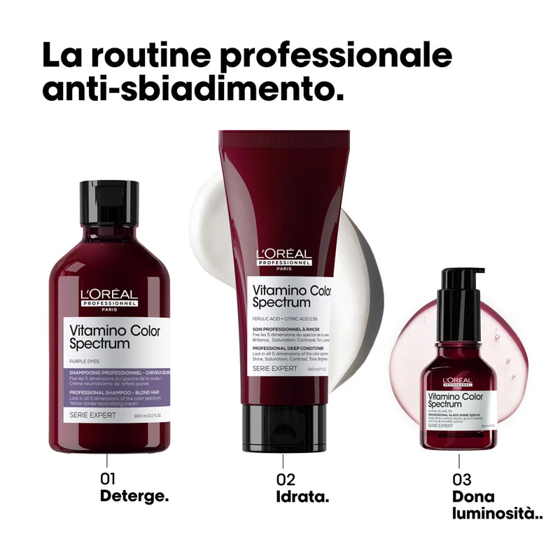 L'Oréal Professionnel Paris Vitamino Color Spectrum Purple Shampoo 300ml - shampoing anti-jaunissement