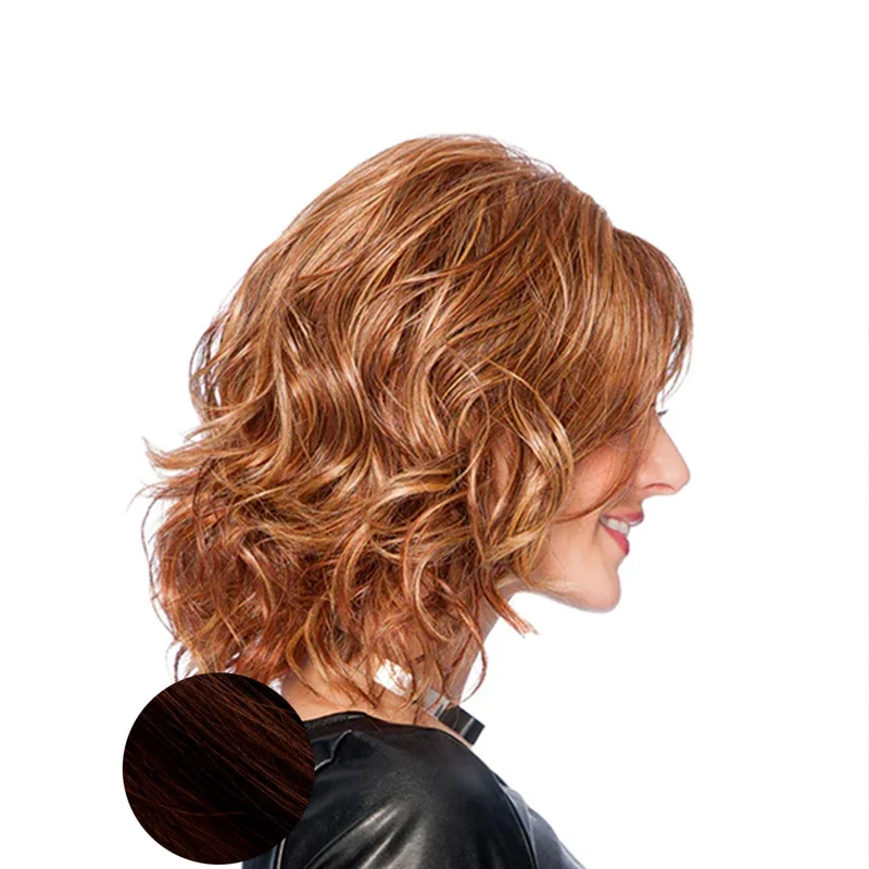 Hairdo On The Edge Perruque Brune Cerise