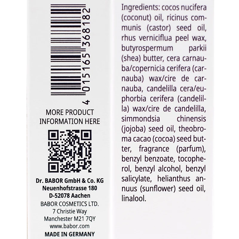 Babor Classics Lip Balm 4.5gr - baume pour lèvres sèches et gercées