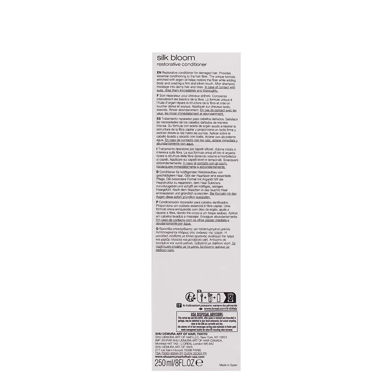 Shu Uemura Silk Bloom Conditioner 250ml - après-shampooing réparateur