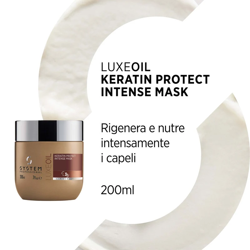 System Professional LuxeOil Keratin Protect Intense Mask 200ml - masque anti-frisottis