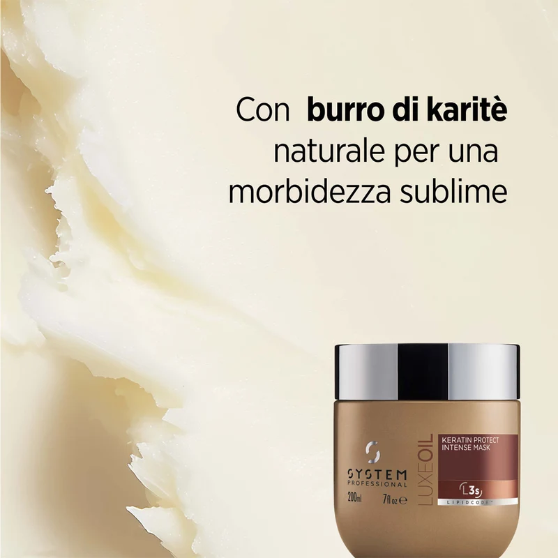System Professional LuxeOil Keratin Protect Intense Mask 200ml - masque anti-frisottis