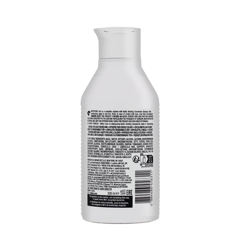 Redken Acidic Bonding Concentrate Conditioner 300ml - conditionneur fortifiant pour cheveux abîmés