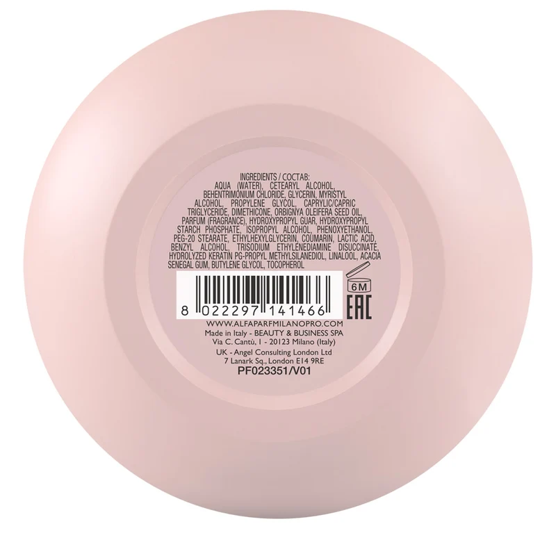 Alfaparf Milano Keratin Therapy Lisse Design Rehydrating Mask 200ml - masque réhydratant