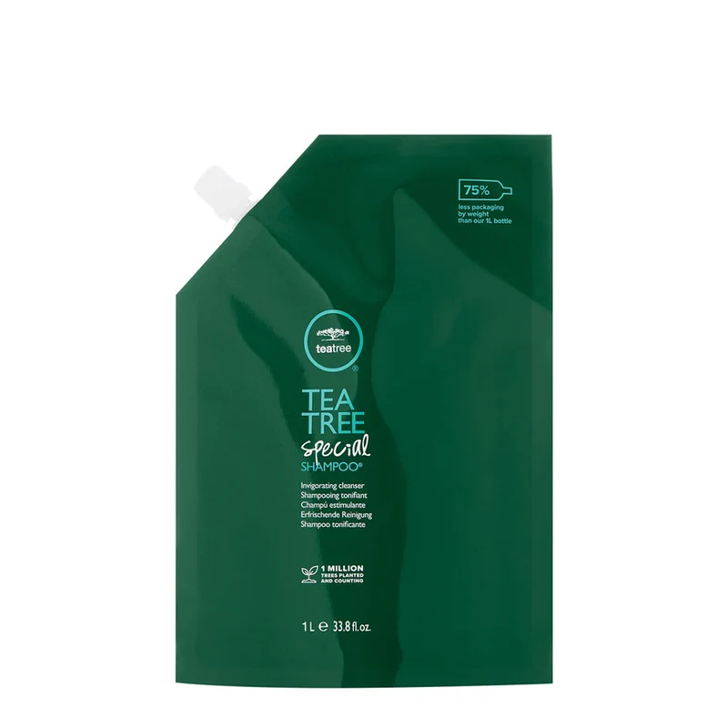 Paul Mitchell Tea Tree Special Shampoo Refill 1000ml - shampooing tonifiant éco-recharge